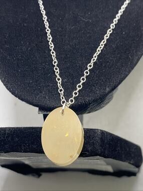 Womens Custom Glow In The Dark Blue Glow Necklace